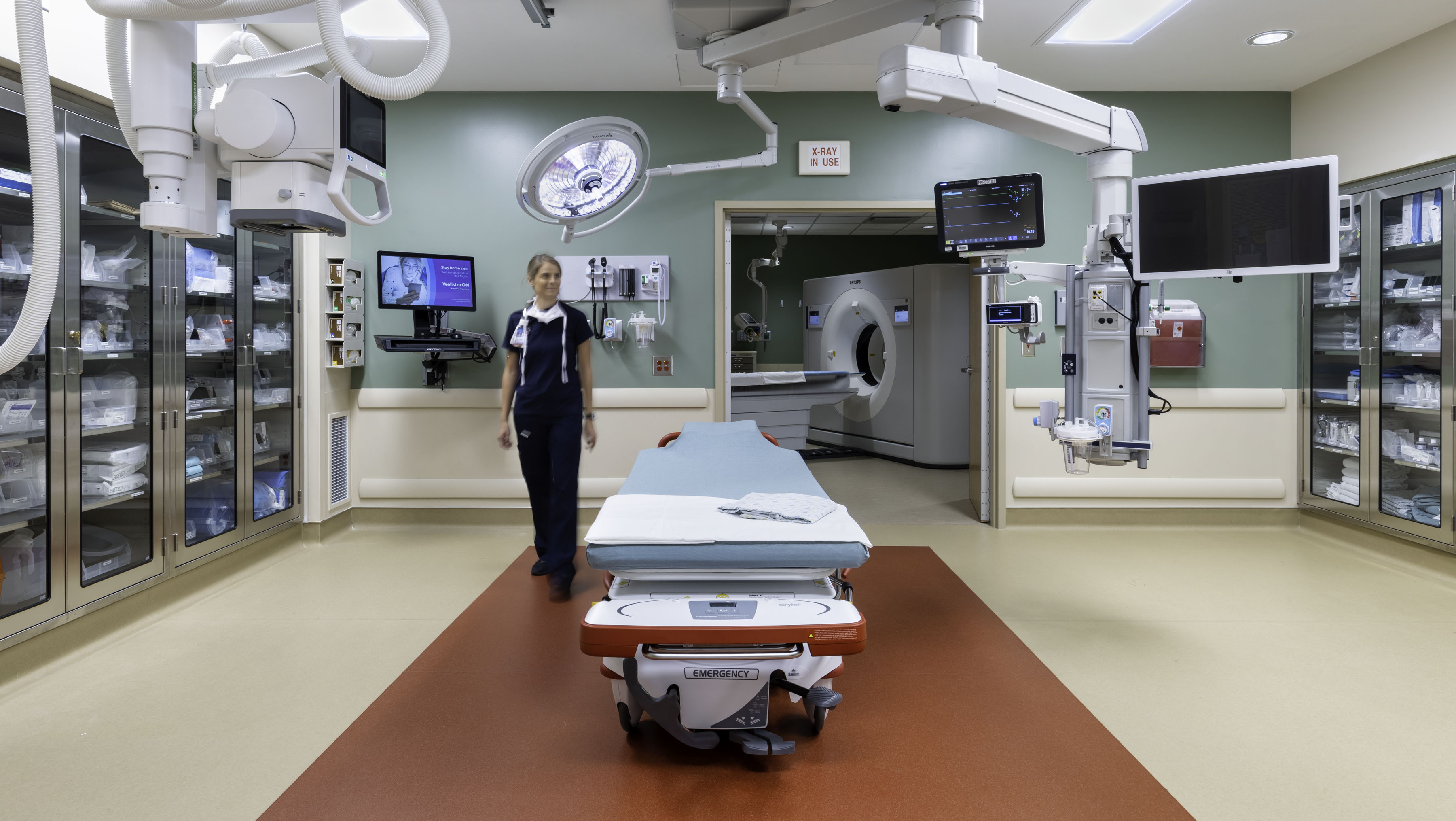 An inside look of a trauma operating room at Wellstar Kennestone Emergency Department 